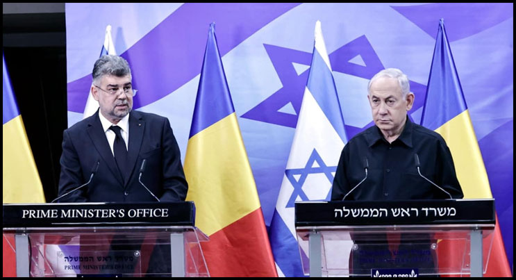 PSD se laudă cu vizitele lui Ciolacu în Israel și în Ucraina