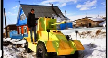 Un rus si-a facut propria divizie de tancuri si blindate