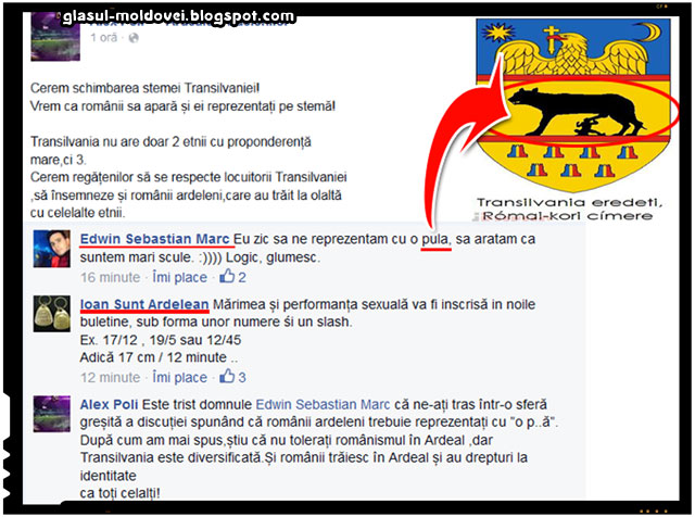 Iata cum vor promotorii autonomiei, federalismului si ardelenismului sa fie reprezentati romanii pe stema Transilvaniei, sursa imagine: facebook.com
