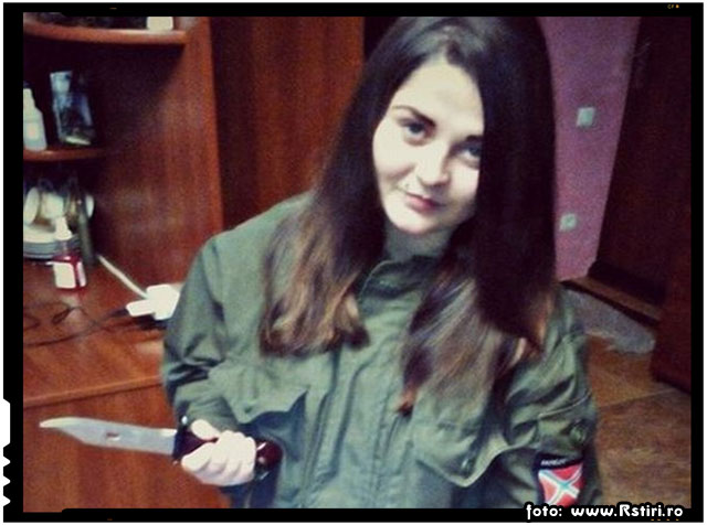 FOTO – Lunetistă de 19 ani, Arestata pentru Executarea unor Soldati Ucrainieni