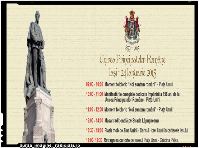 24 ianuarie 2015 – Program evenimente Iași, sursa imagine: radioiasi.ro