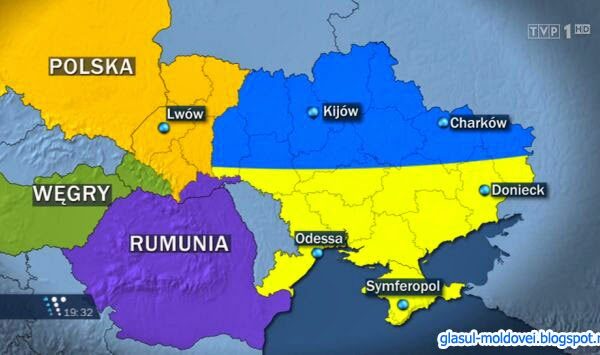 Rusia a trimis propuneri oficiale de impartire a Ucrainei intre Rusia , Polonia , Romania si Ungaria