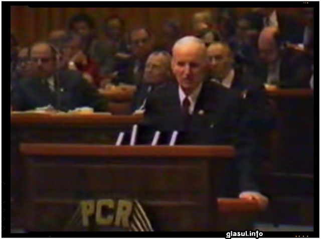 Un conflict de pomina in noiembrie 1979, in timpul Congresului al XII-lea al PCR intre vechiul comunist Constantin Parvulescu si Nicolae Ceausescu. VIDEO