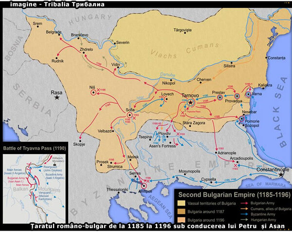 Țaratul româno-bulgar de la 1185 la 1196 sub conducerea lui Petru și Asan