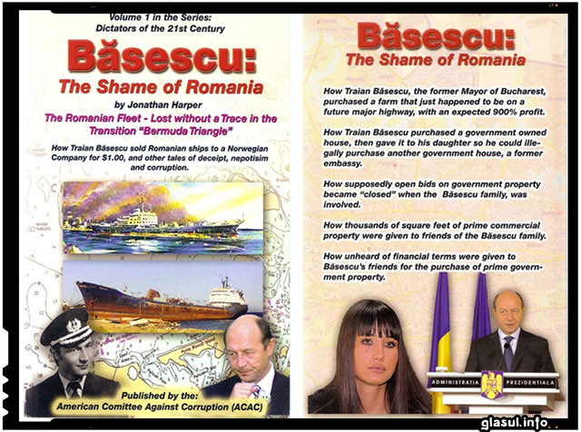 „Cel mai rău” scandal dezvăluit într-o nouă carte: „Băsescu : Ruşinea României”