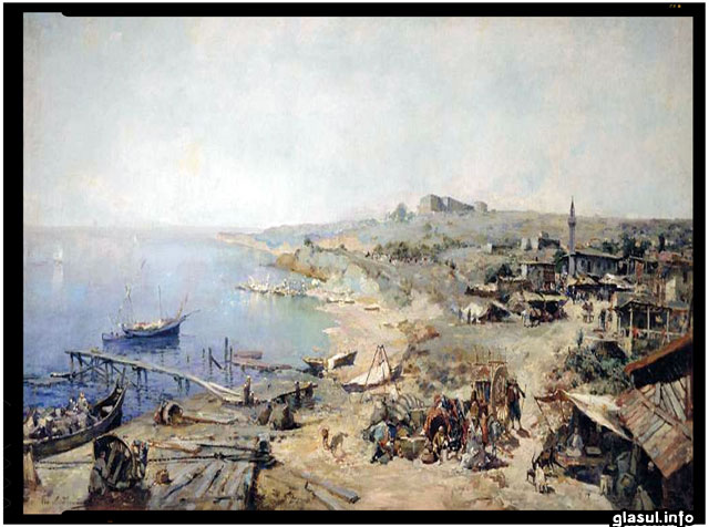 Istoria secreta: stiati ca Odesa (Hadjibei) este o cetate construita de valahi? - Ladyzhenskii GA "Hadzhibey." 1899. Oil on canvas. Odessa Art Museum