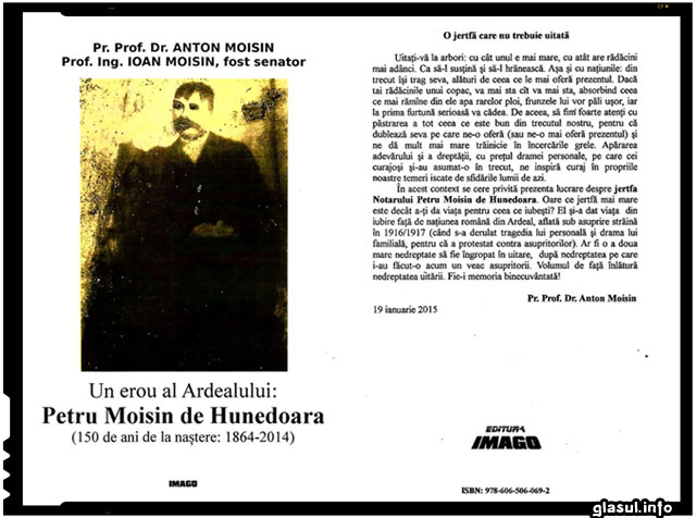 Un erou al Ardealului: Petru Moisin de Hunedoara