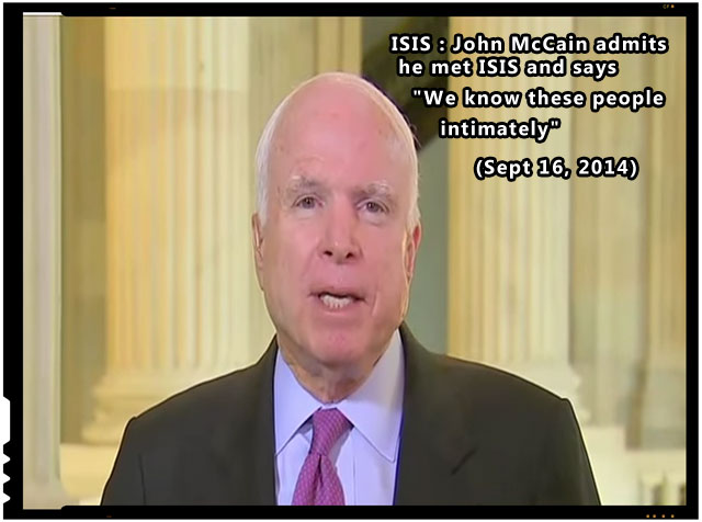 John McCain recunoaste ca SUA mentine legaturi cu ISIS (VIDEO)