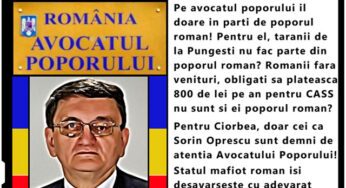 Avem un avocat al poporului pe care il doare in parti de popor!
