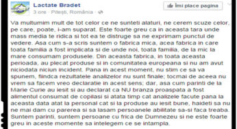 Je suis Lactate Bradet! De azi voi boicota Auchan!
