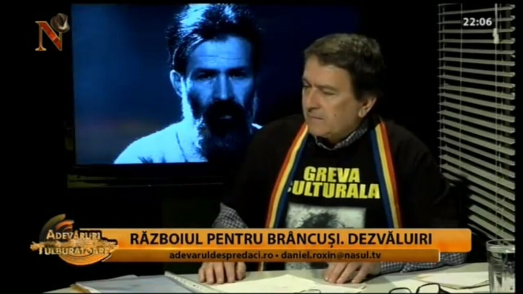 Dezvaluiri socante facute de catre scriitorul Laurian Stănchescu. Conspirația anti-Brâncuși, foto: captura Nasul TV