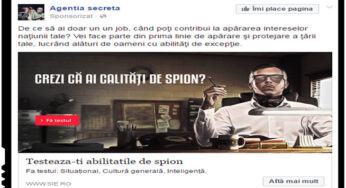 SIE recruteaza viitori spioni de pe retelele de socializare