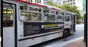Autobuzele din San Francisco afiseaza o campanie publicitara de boicotare a Israelului