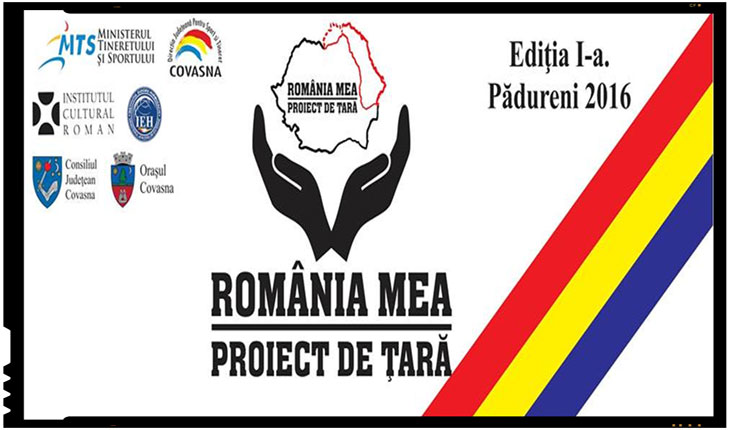 Proiectul de Țară: România mea!, eveniment international organizat intre 19-26 august 2016 la Pădureni