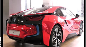 Flux24.ro: “Florian Coldea conduce un bolid de lux BMW i8 de culoare rosie!”