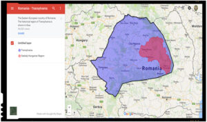 Tinutul Secuiesc este prezent in Google Maps!, Foto: Captura Google Maps