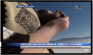 Vestigii dacice in Zăbala, judetul Covasna: "Peste 100 de obiecte din perioada dacica stau ascunse de ochiul publicului!", Foto: TVR Targu Mures