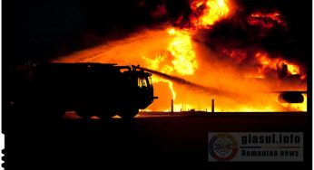 Ucraina: un depozit de armament si munitie mistuit de flacari intr-un incendiu masiv