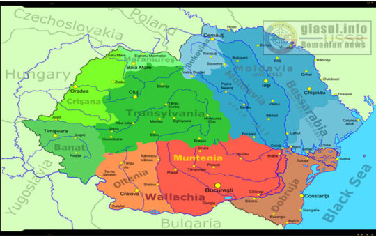 harta Romania Mare - Harta Romaniei Mari