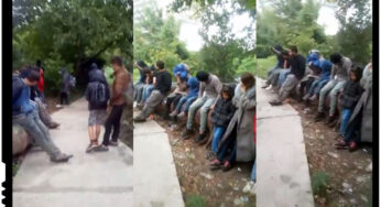 Un grup de imigranti ilegali s-a instalat intr-un parc din Timisoara