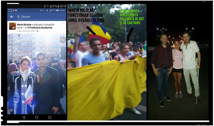 Intre PSD si USR via #Rezist, agentii dubli de pe scena politica din România, Foto: facebook.com/dogaru.andrei.587