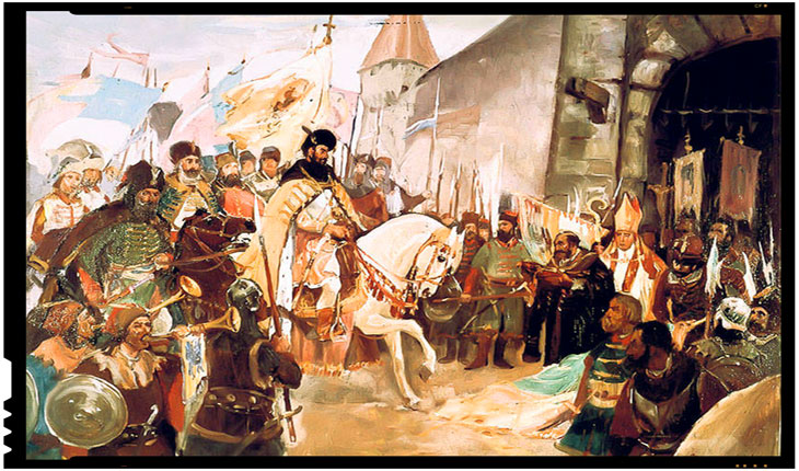 1 Noiembrie 1599: Mihai Voievod Viteazul intră triumfător în Alba Iulia și unește Transilvania cu Țara Românească!