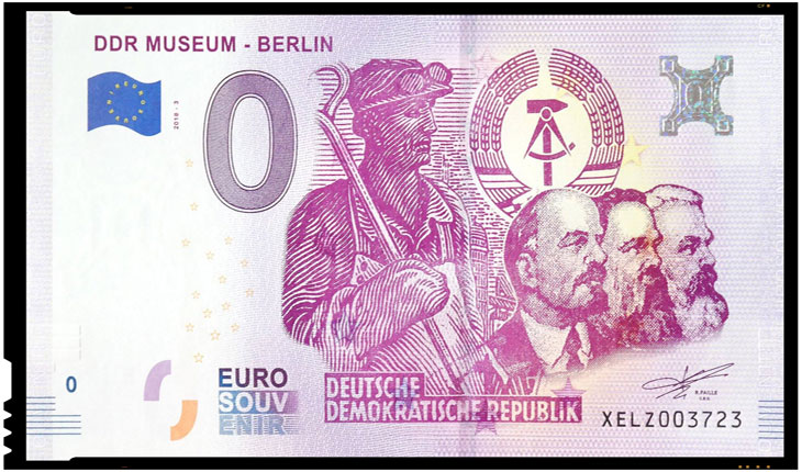 In Germania continua promovarea bolșevismului: s-au emis bancnote suvenir de zero Euro pentru a celebra 200 de ani de la nașterea lui Karl Marx