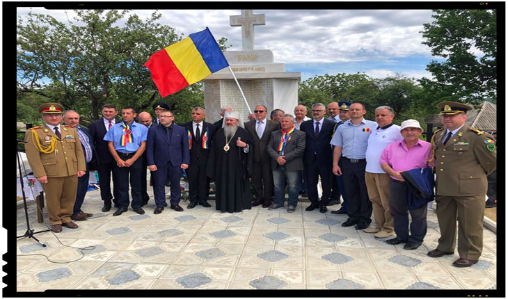 Cimitir de onoare românesc inaugurat în localitatea Tabăra, raionul Ohei din Republica Moldova, Foto: facebook / Oficiul National pentru Cultul Eroilor