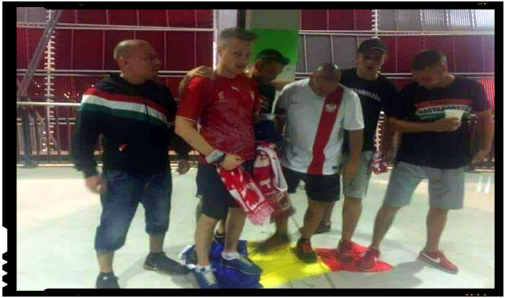 Un politician român reacționează după ce a văzut drapelul național călcat în picioare, Foto: facebook / Seidel Francisc