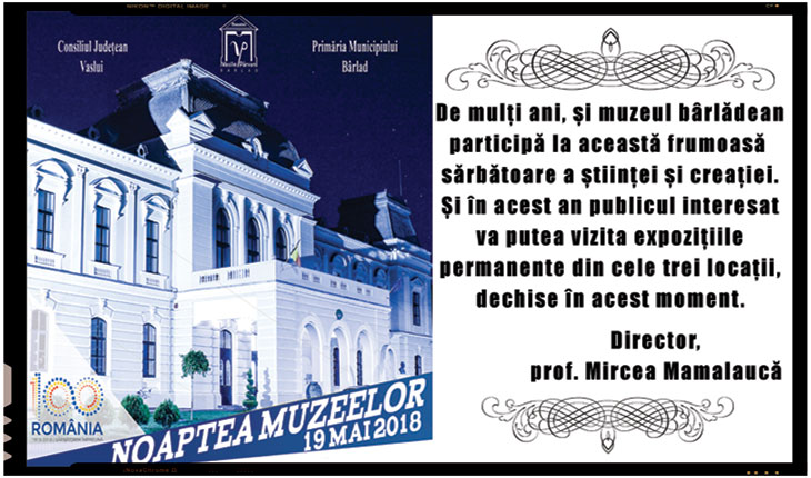Pe 19 mai se desfășoară Noaptea Muzeelor, un eveniment care atrage în fiecare an tot mai mulți vizitatori