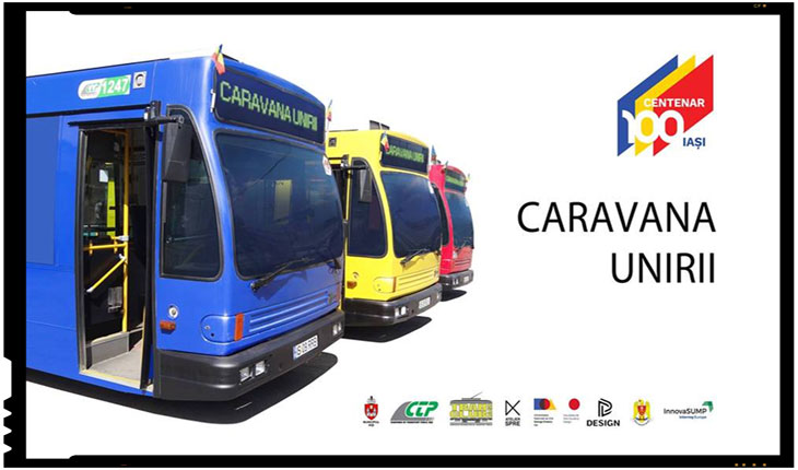 „Caravana Unirii” poposește duminică la Iași pe pietonalul “Ştefan cel Mare, Foto: facebook.com/tramclubiasi/