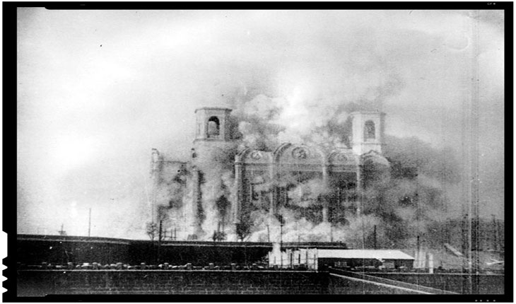 Catedrala crestina demolata la Moscova la 5 decembrie 1939
