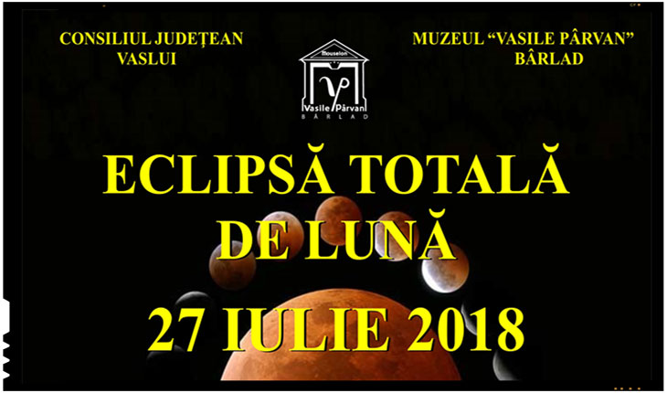 Eclipsă totală de Lună - 27 iulie 2018
