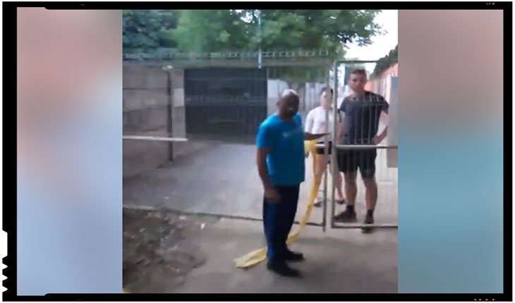 (VIDEO) Politică de apartheid la Satu Mare? Românii interziși într-un spațiu public din localitate!, Foto: facebook.com/zimbru.ovidiu