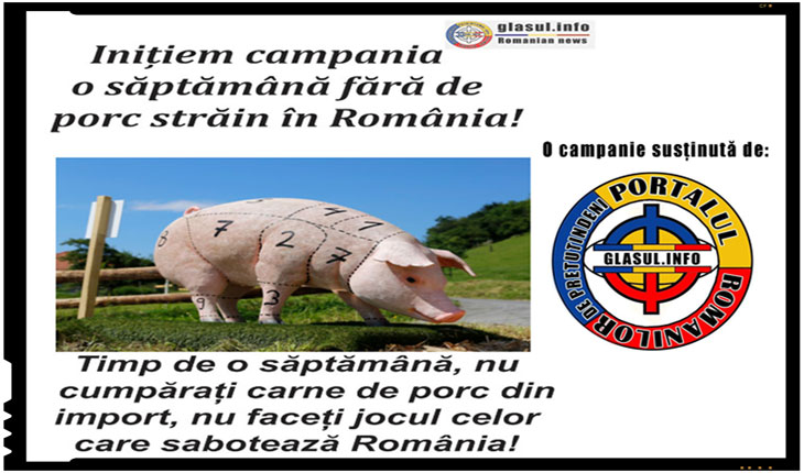 Inițiem campania "O săptămână fără de carne de porc de import"!