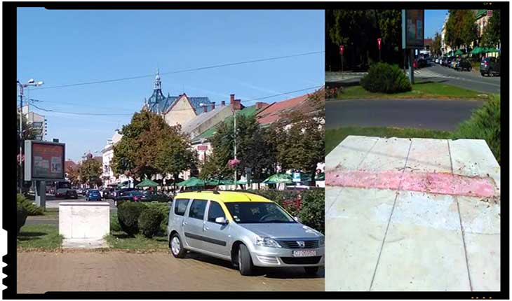 Șovinii UDMR-iști se războiesc de-acum și cu troițele noastre? La Satu Mare primarul a dispus înlăturarea troiței românești din centrul orașului!, Foto: facebook.com/alexandru.vasile.35