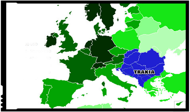 Trakia, un interesant proiect politic propus pentru țările din sud-estul Europei