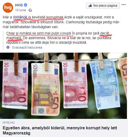 Publicația HVG prezintă într-un articol informații potrivit cărora Ungaria este mai coruptă decât România, Foto: facebook