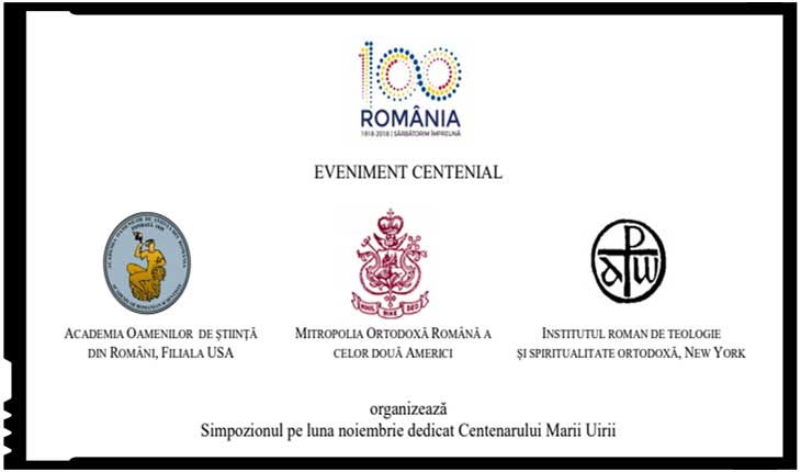 Simpozion dedicat Centenarului în SUA: "Bucovina și Reunirea"