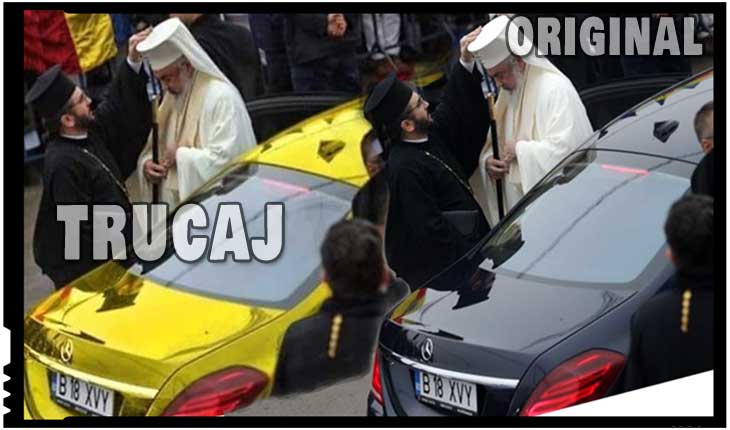 Încă un fake news marca Irealitatea TV demontat: mașina folosită de Patriarhul Daniel