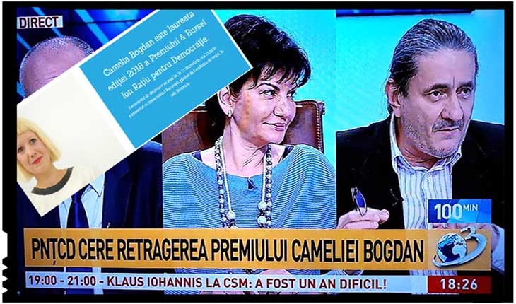 PNȚCD cere retragerea premiului Cameliei Bogdan: "Cei doi fii ai lui Ion Rațiu l-au dezonorat pe tatăl lor prin acordarea premiului", Foto: facebook.com/PNTCD.Iasi.oficial & ratiudemocracycenter.org