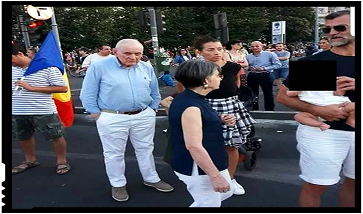 Adrian Vasilescu, consilier al guvernatorului BNR, prezent la proteste de stradă, Foto: facebook