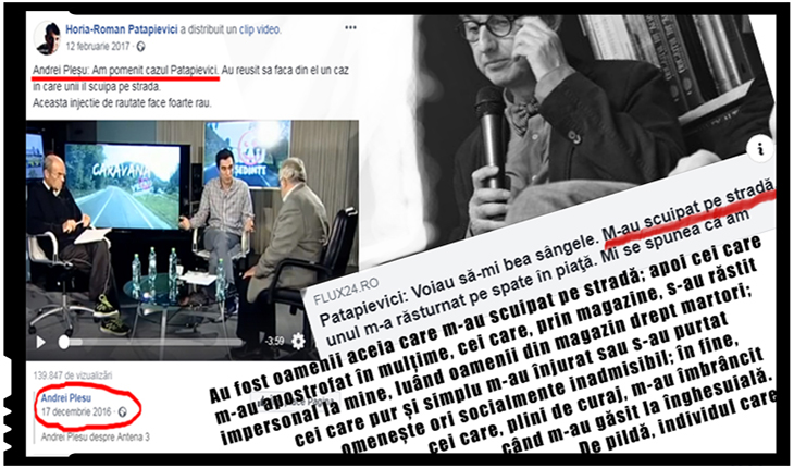 Patapievici, Pleșu & comp, își plâng de milă unii altora pe facebook, pentru că-i scuipă și înjură lumea pe stradă. Oare, de ce?