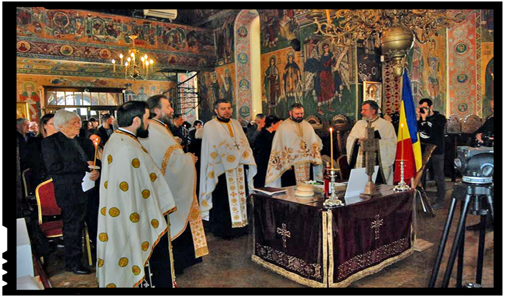 Martirii macedo-români din Balcani, comemorați la biserica Mavrogheni, Foto: Facebook / Societatea de Cultură Macedo-Română
