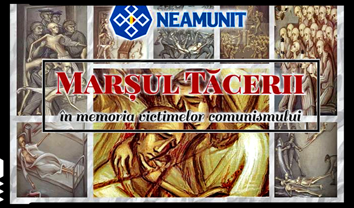 9 Martie - Marșul tăcerii în memoria victimelor comunismlui, Foto: facebook.com/Neamunit