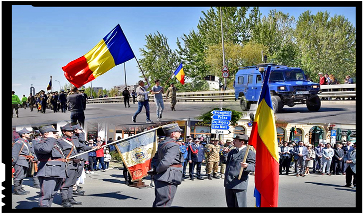 S-au împlinit 100 de ani de la eliberarea orașului Satu Mare: ceremonie de reconstituire a intrării Armatei Române în Satu Mare în 1919, Foto: Buletin de Carei