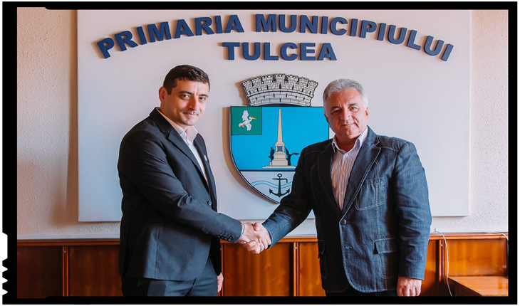 George Simion, susținut de primarul municipiului Tulcea