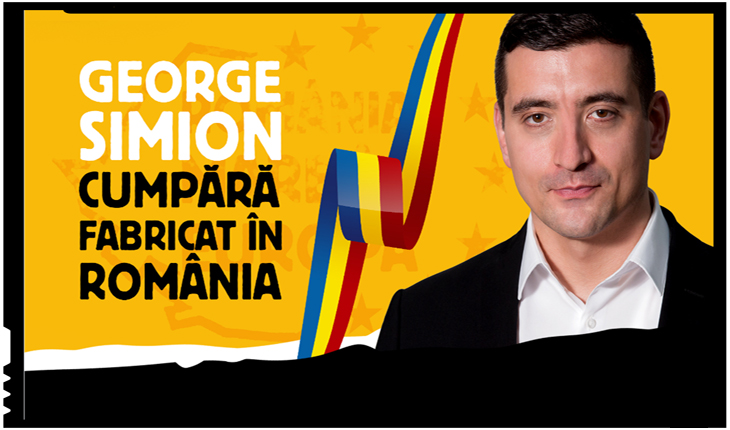 George Simion cumpără "Fabricat în România"