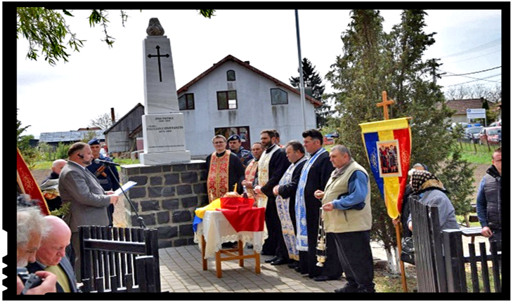 Comemorarea unui erou care s-a jertfit pentru eliberarea județului Satu Mare: colonelul Constantin Păulian, Foto: Buletin de Carei