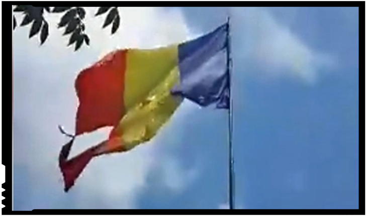 (VIDEO) Drapelul României batjocorit la câțiva pași de Palatul Parlamentului!, Foto: captura video